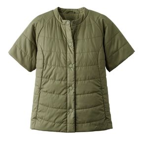 LL Bean short sleep quilted puffer jacket size L